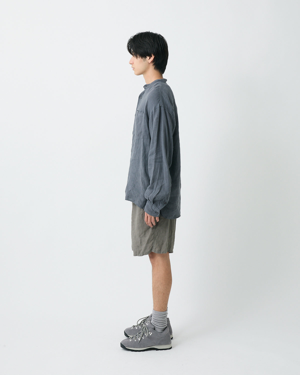 DWELLER EASY SHORTS LINEN CANVAS