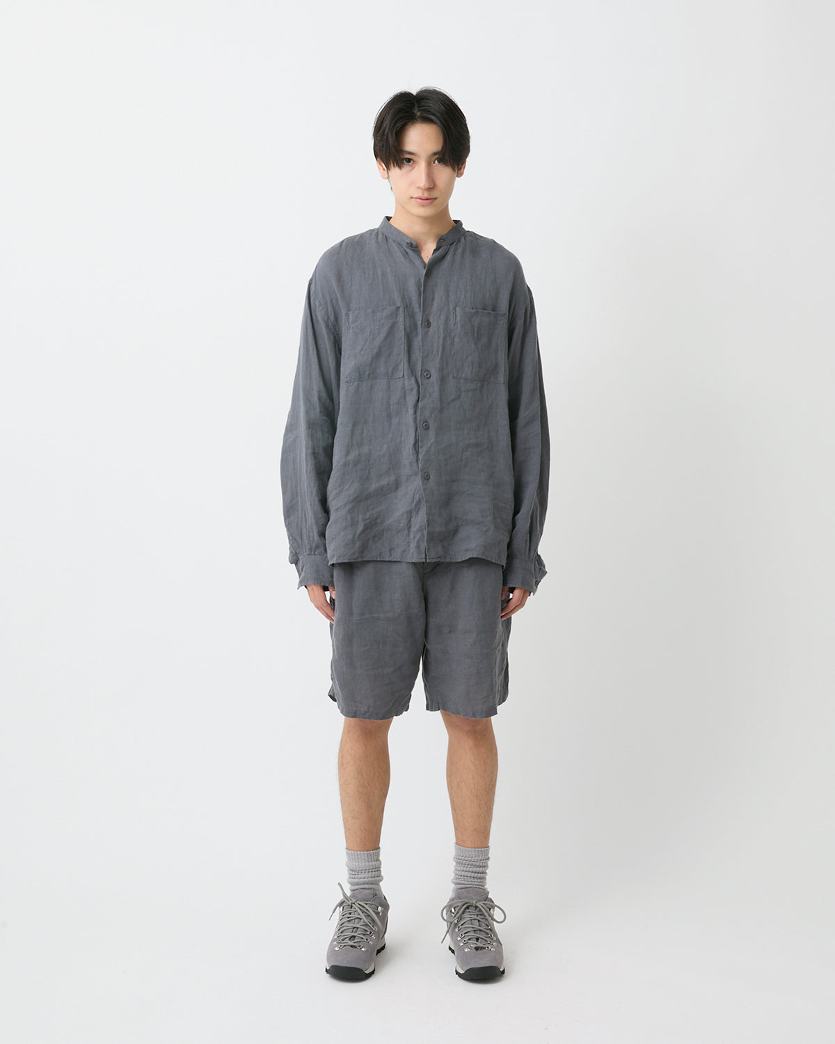 DWELLER EASY SHORTS LINEN CANVAS