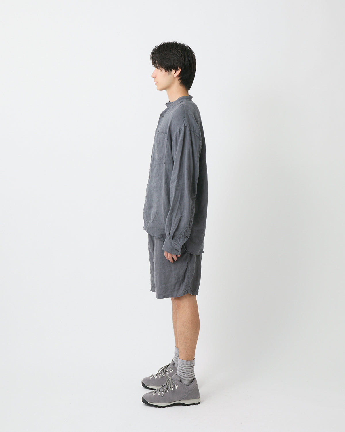 DWELLER EASY SHORTS LINEN CANVAS