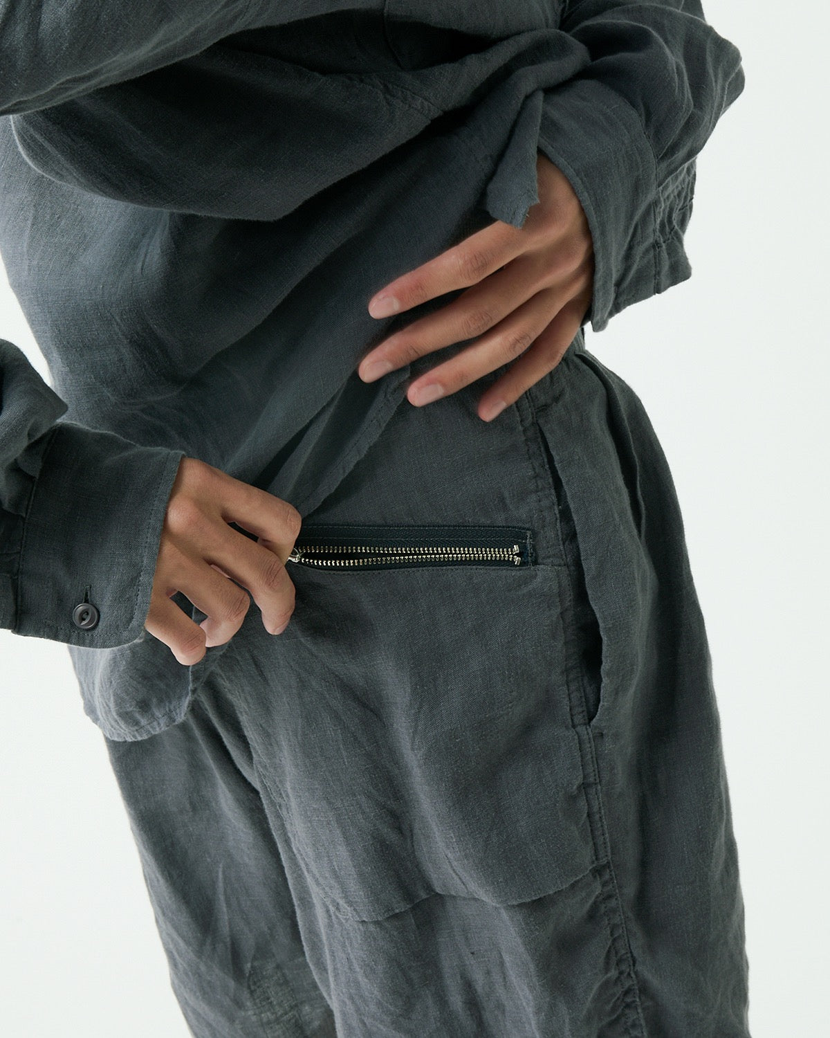 DWELLER EASY SHORTS LINEN CANVAS