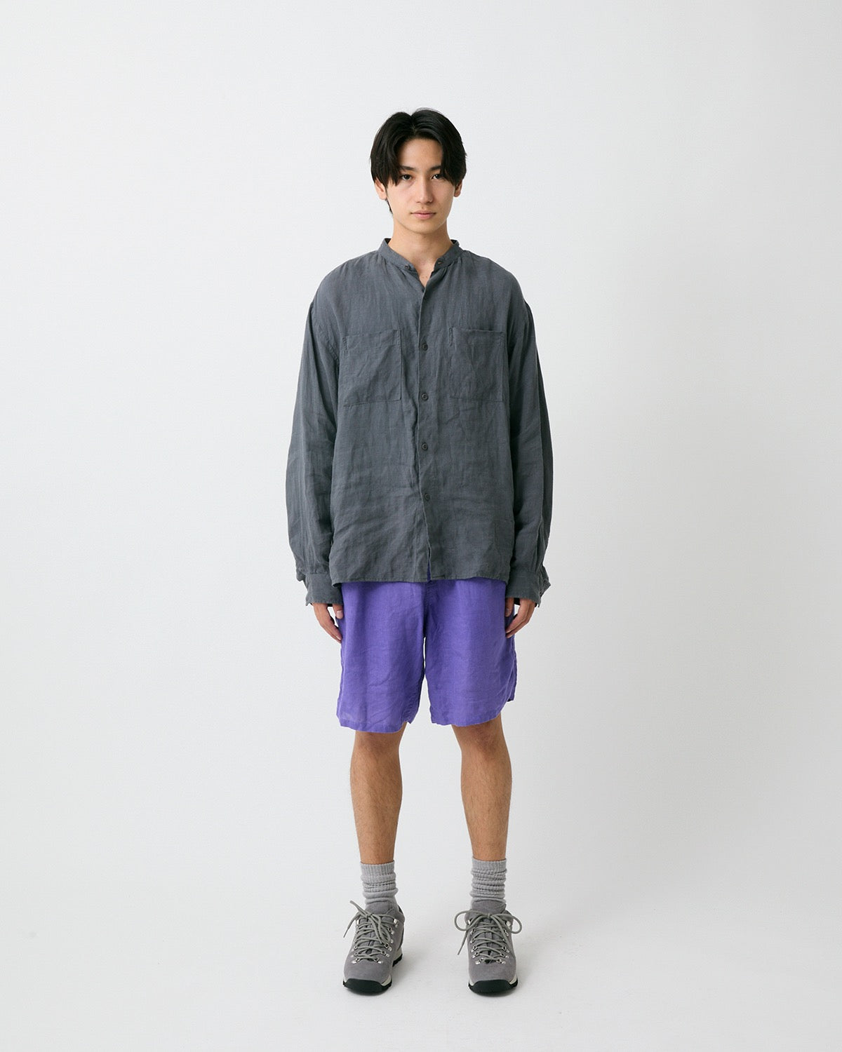 DWELLER EASY SHORTS LINEN CANVAS