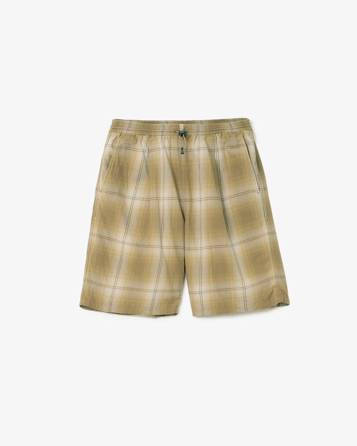 HIKER EASY SHORTS COTTON TWILL OMBRE CHECK by Rafu
