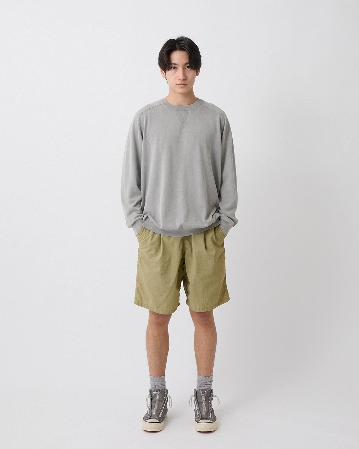 HIKER EASY SHORTS NYLON RIPSTOP PIGMENT DYE