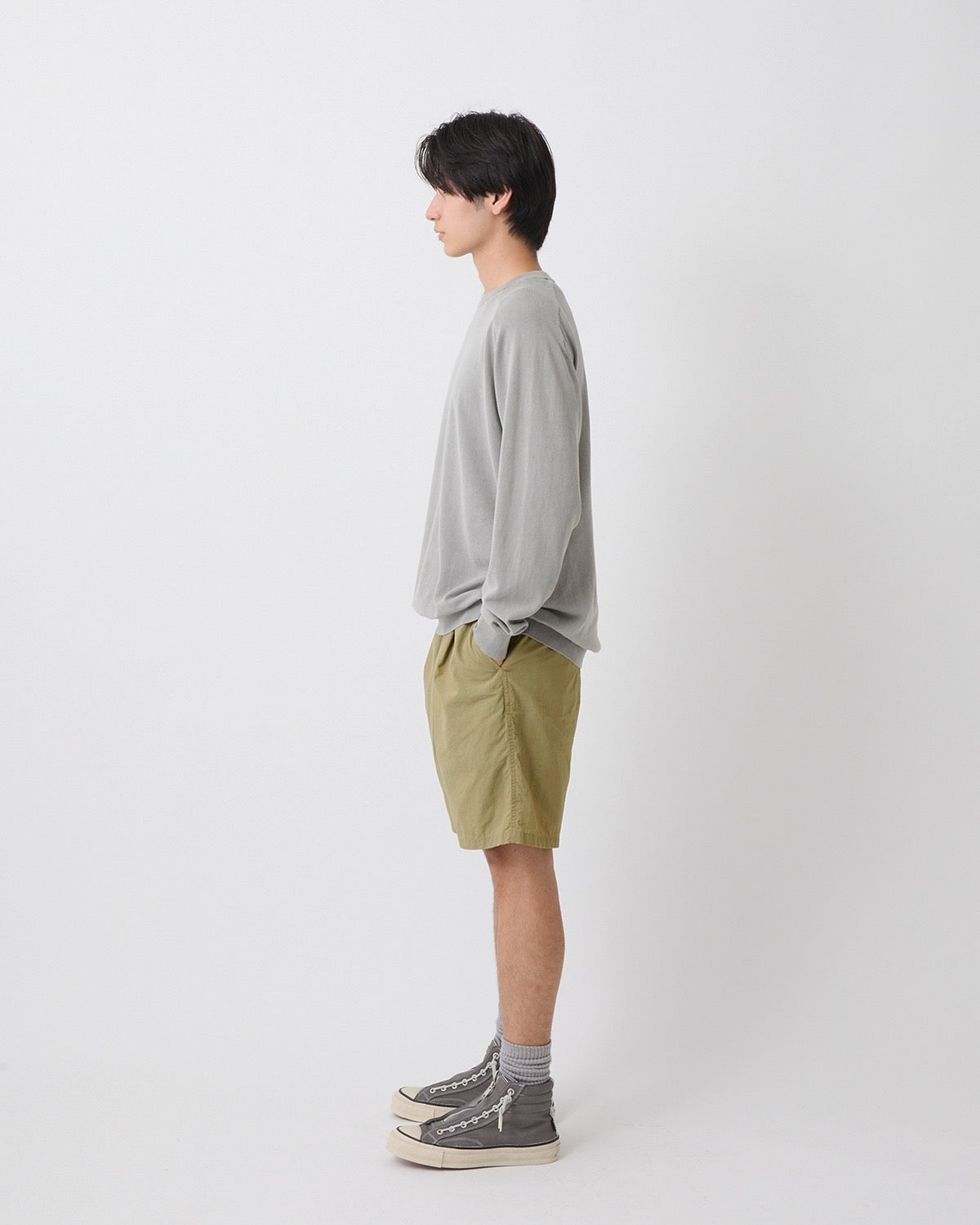 HIKER EASY SHORTS NYLON RIPSTOP PIGMENT DYE