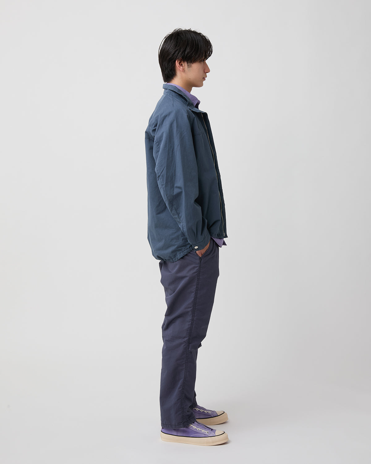 WALKER ST EASY PANTS C/N GABARDINE PIGMENT DYE
