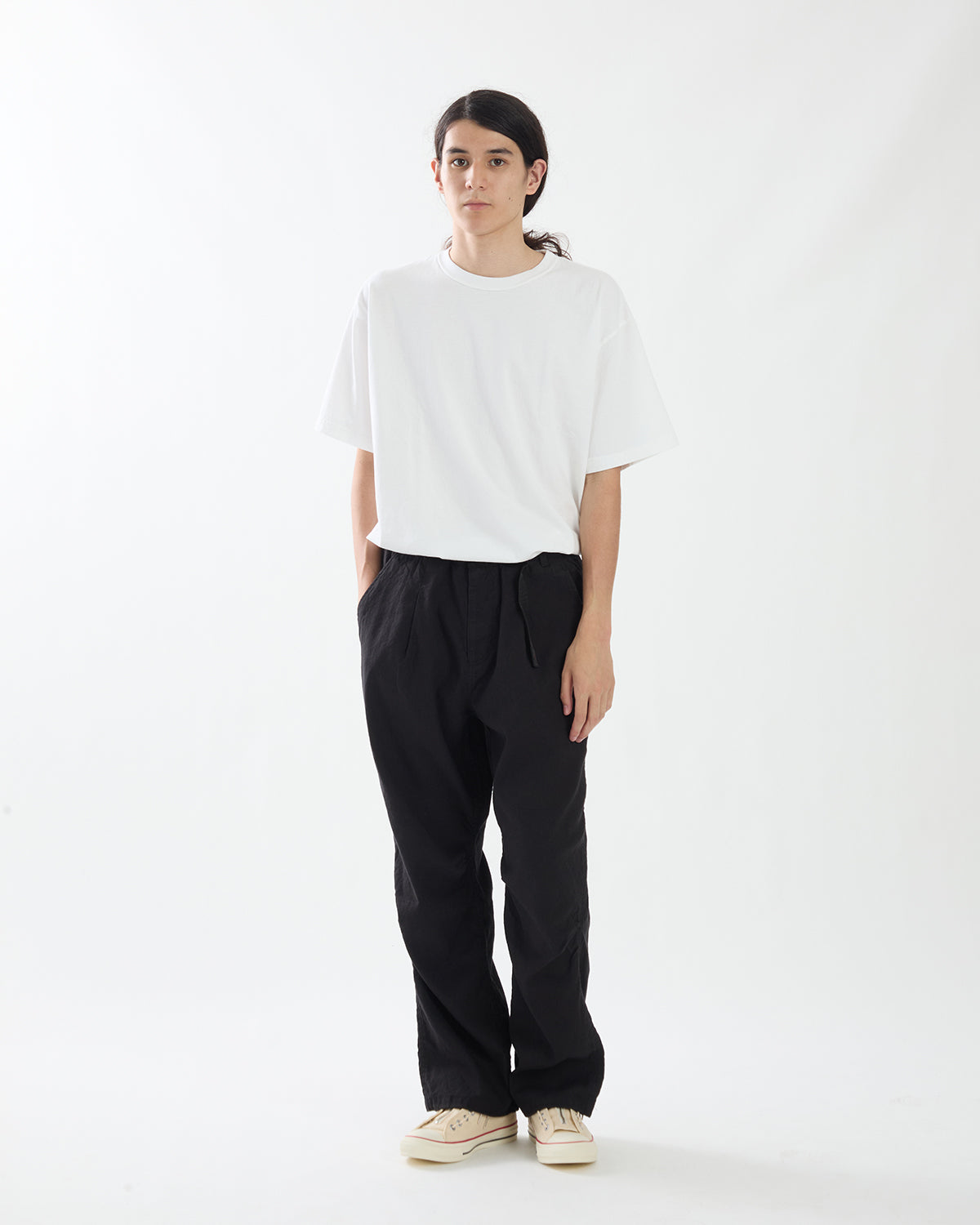 WALKER ST EASY PANTS LINEN COTTON OXFORD