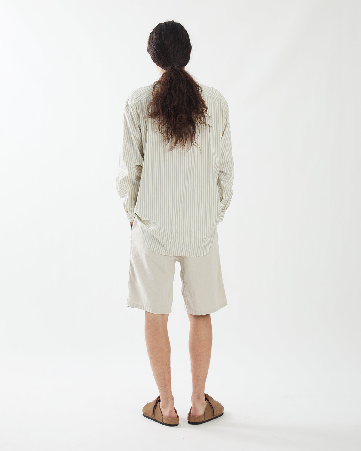 WALKER EASY SHORTS LINEN COTTON OXFORD