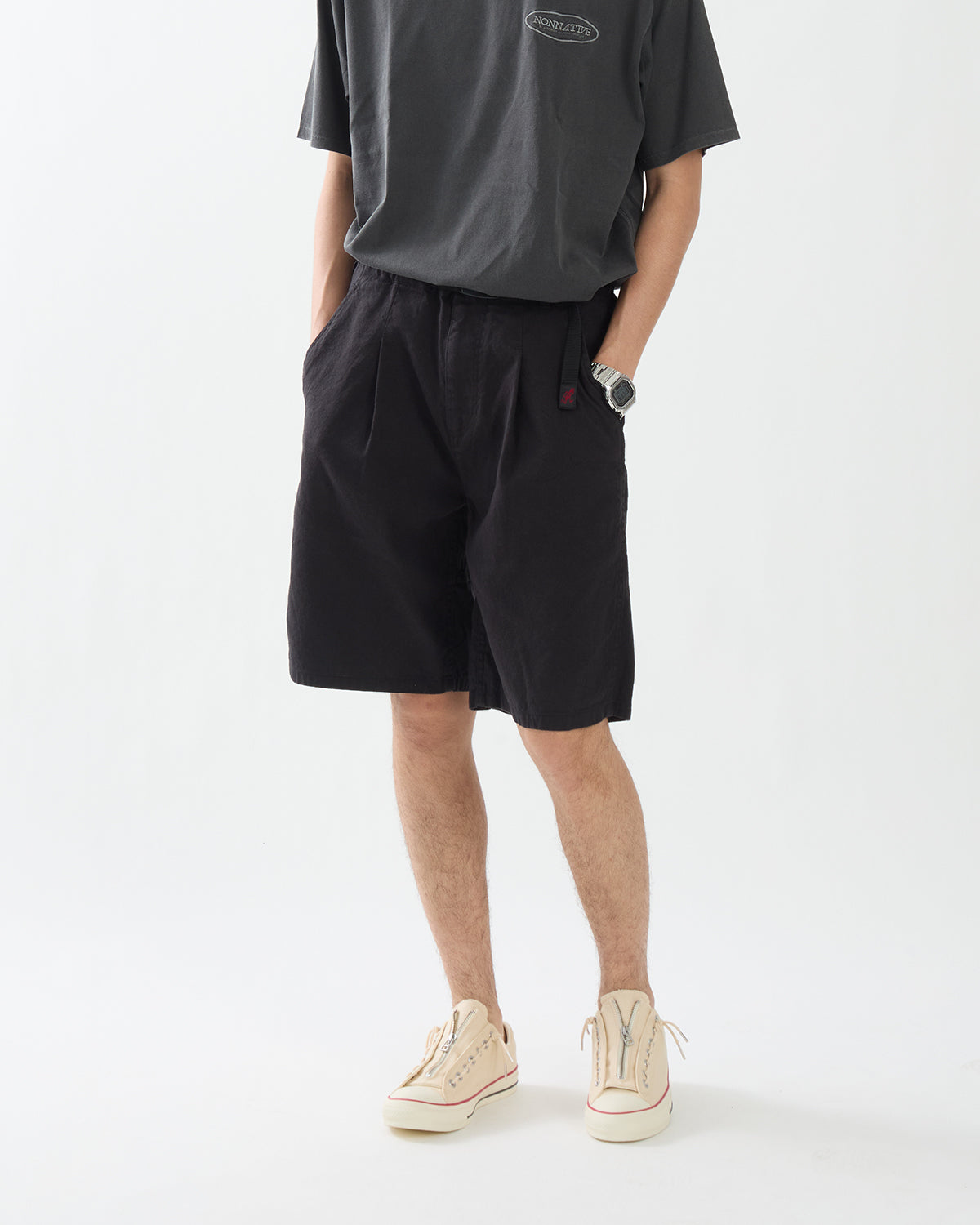 WALKER EASY SHORTS LINEN COTTON OXFORD