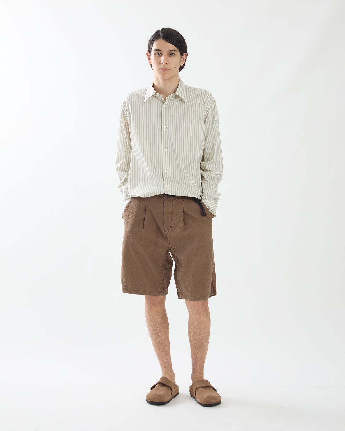 WALKER EASY SHORTS LINEN COTTON OXFORD
