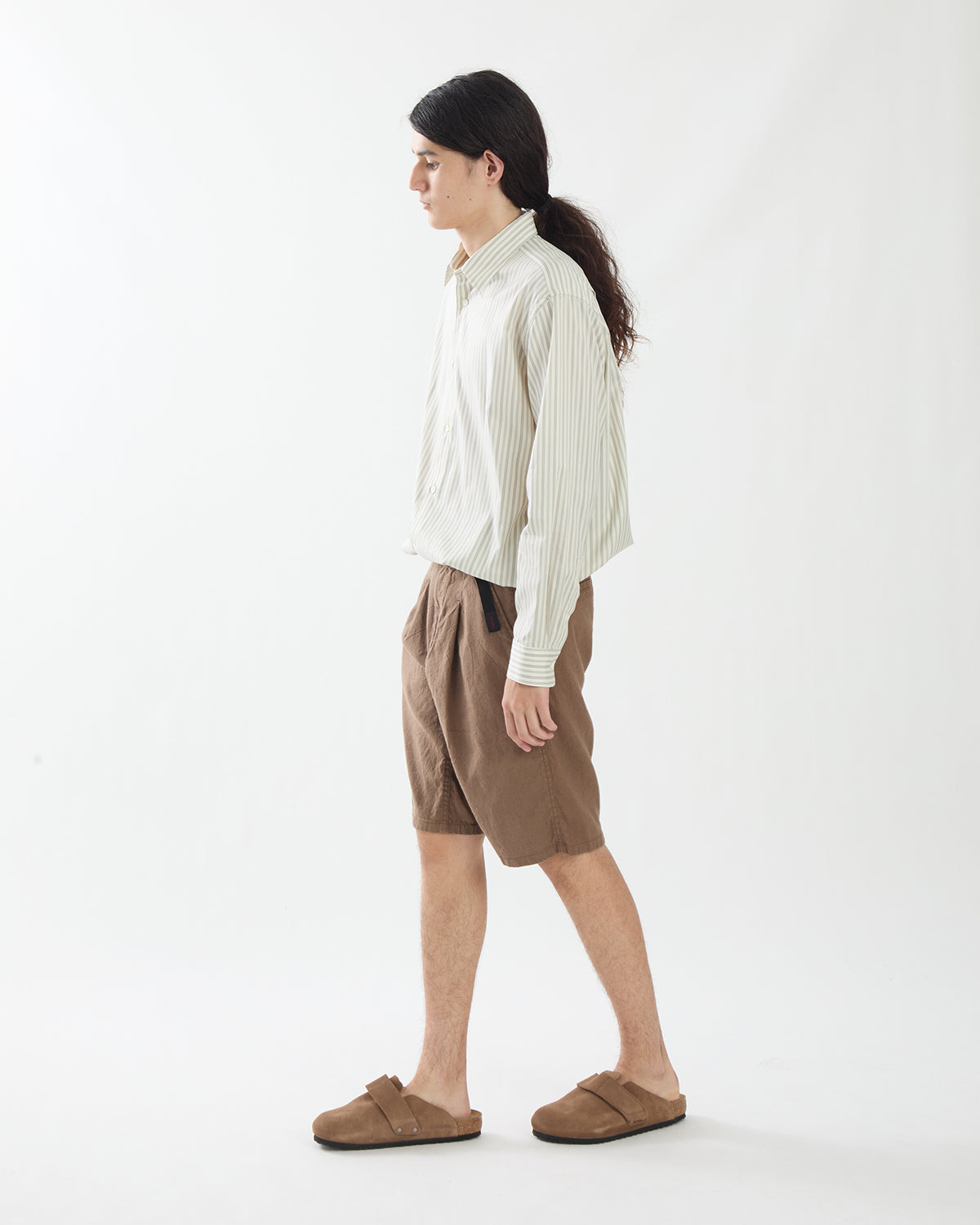 WALKER EASY SHORTS LINEN COTTON OXFORD