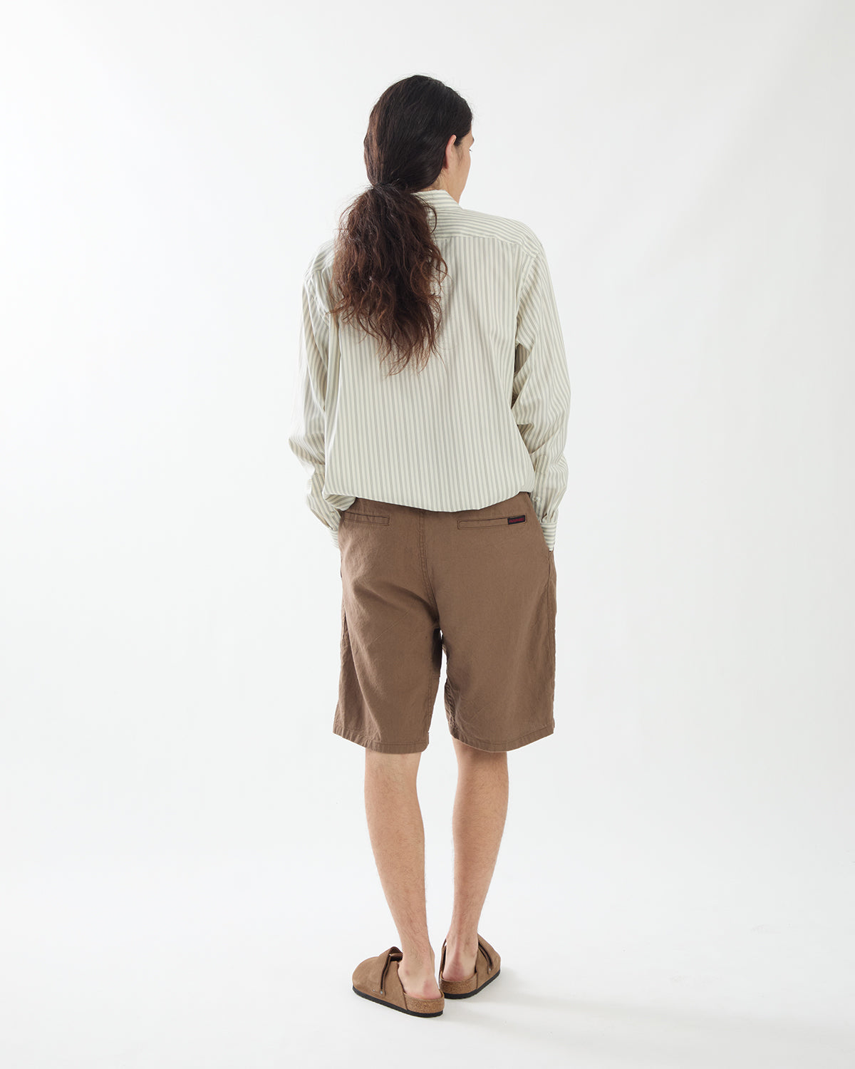 WALKER EASY SHORTS LINEN COTTON OXFORD
