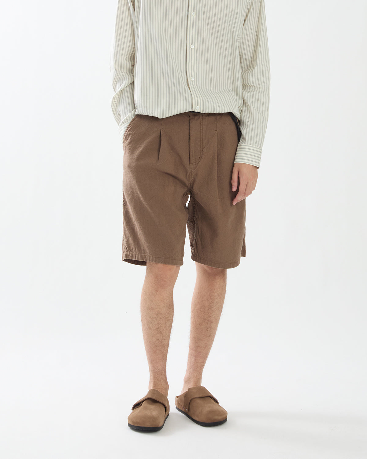 WALKER EASY SHORTS LINEN COTTON OXFORD