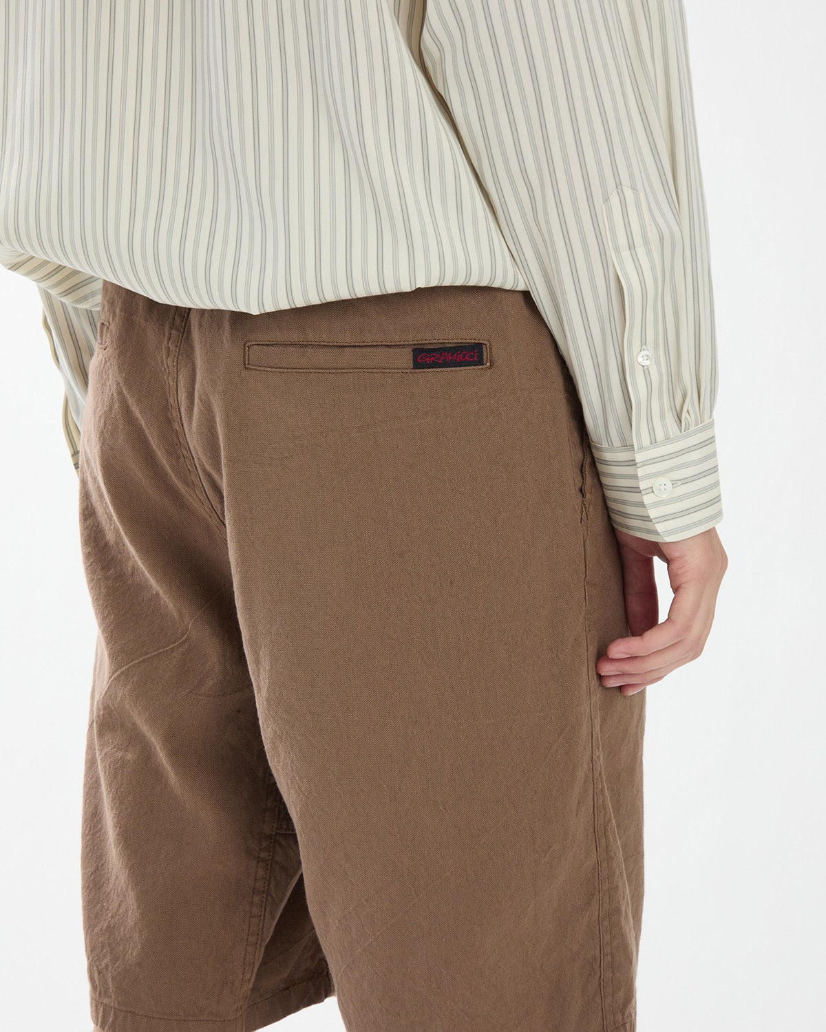 WALKER EASY SHORTS LINEN COTTON OXFORD