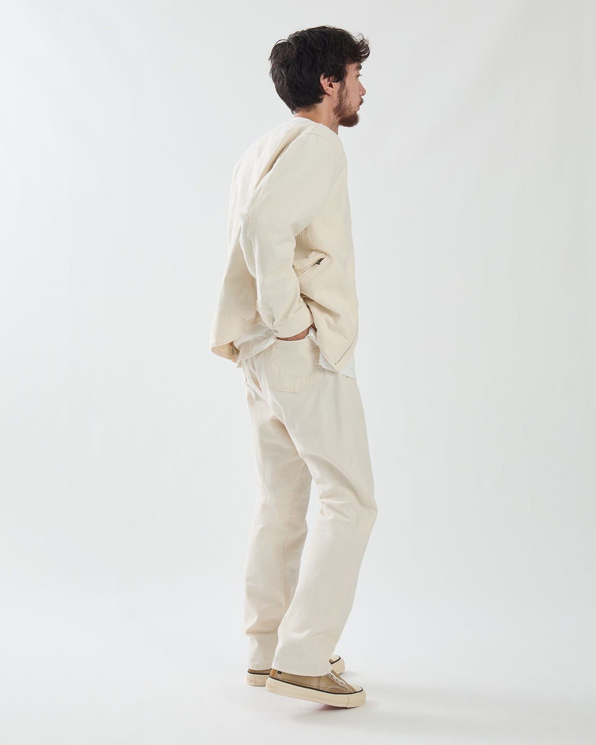 TRUCKER 5P JEANS COTTON OXFORD