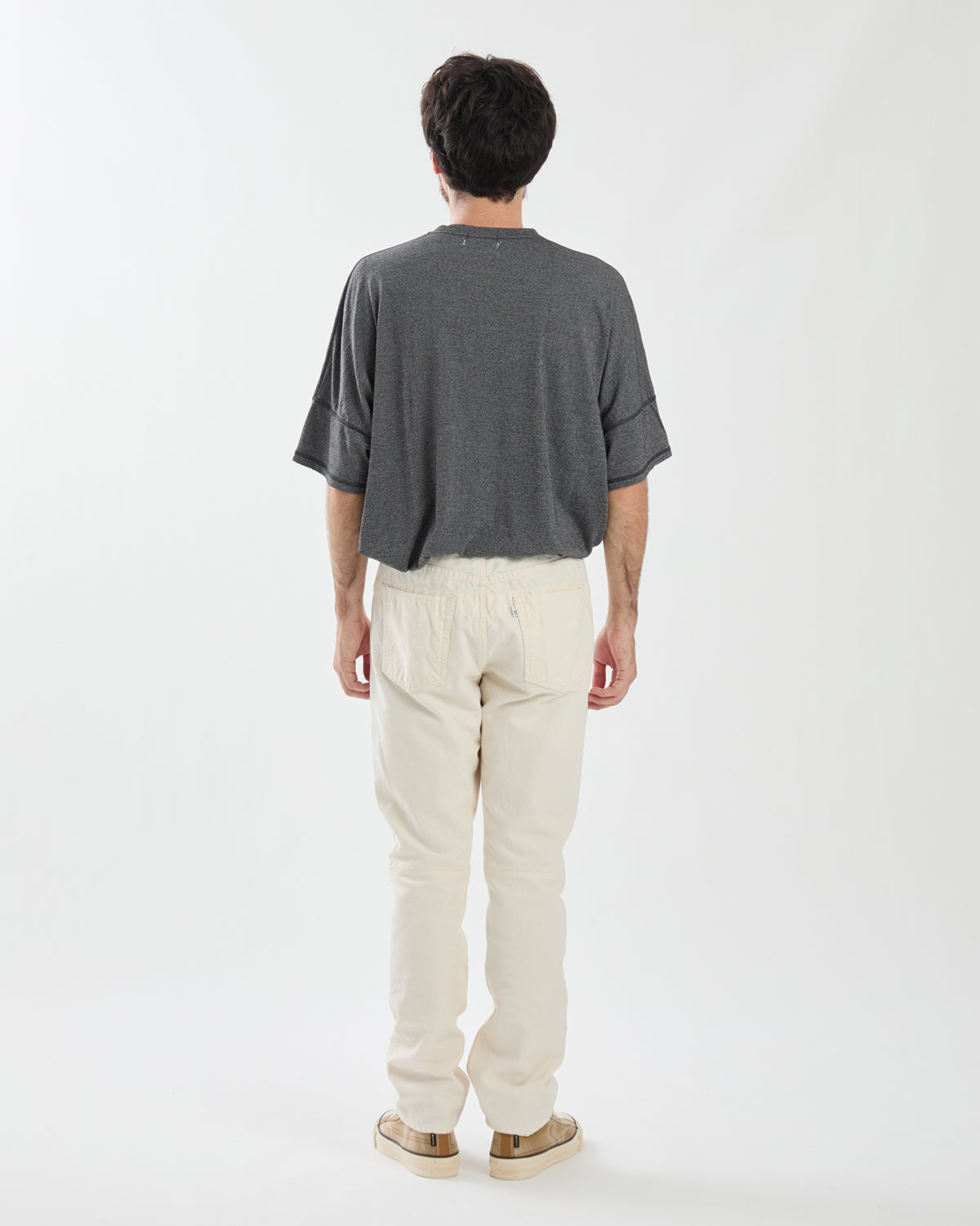TRUCKER 5P JEANS NARROW COTTON OXFORD