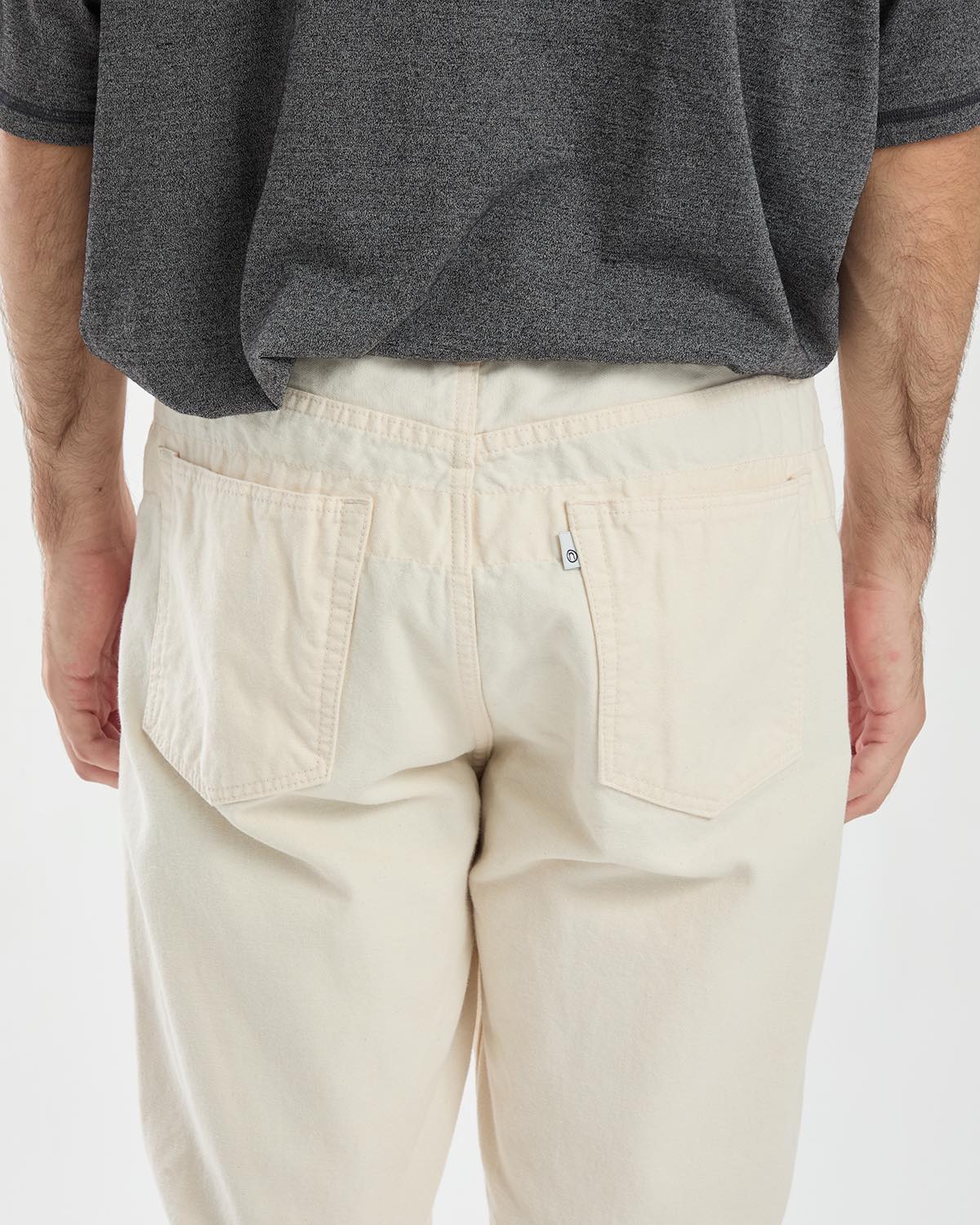 TRUCKER 5P JEANS NARROW COTTON OXFORD
