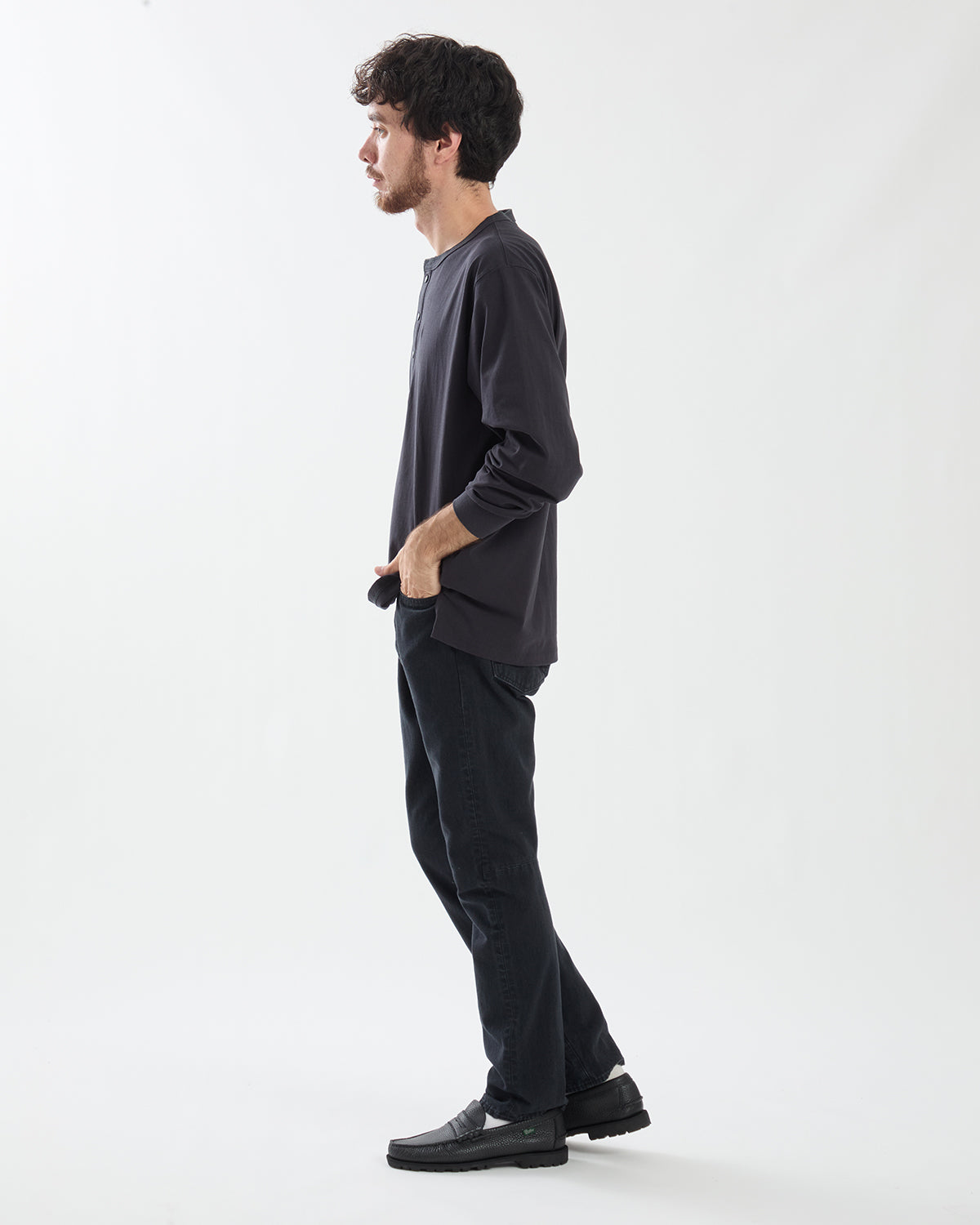 TRUCKER 5P JEANS NARROW COTTON OXFORD