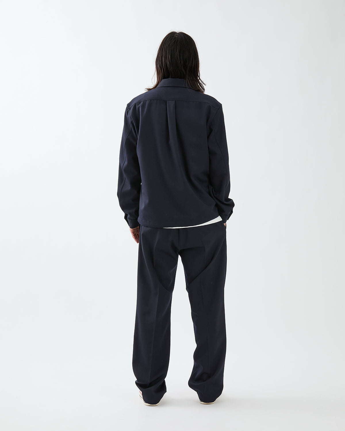 OFFICER EASY TROUSERS WOOL TWILL