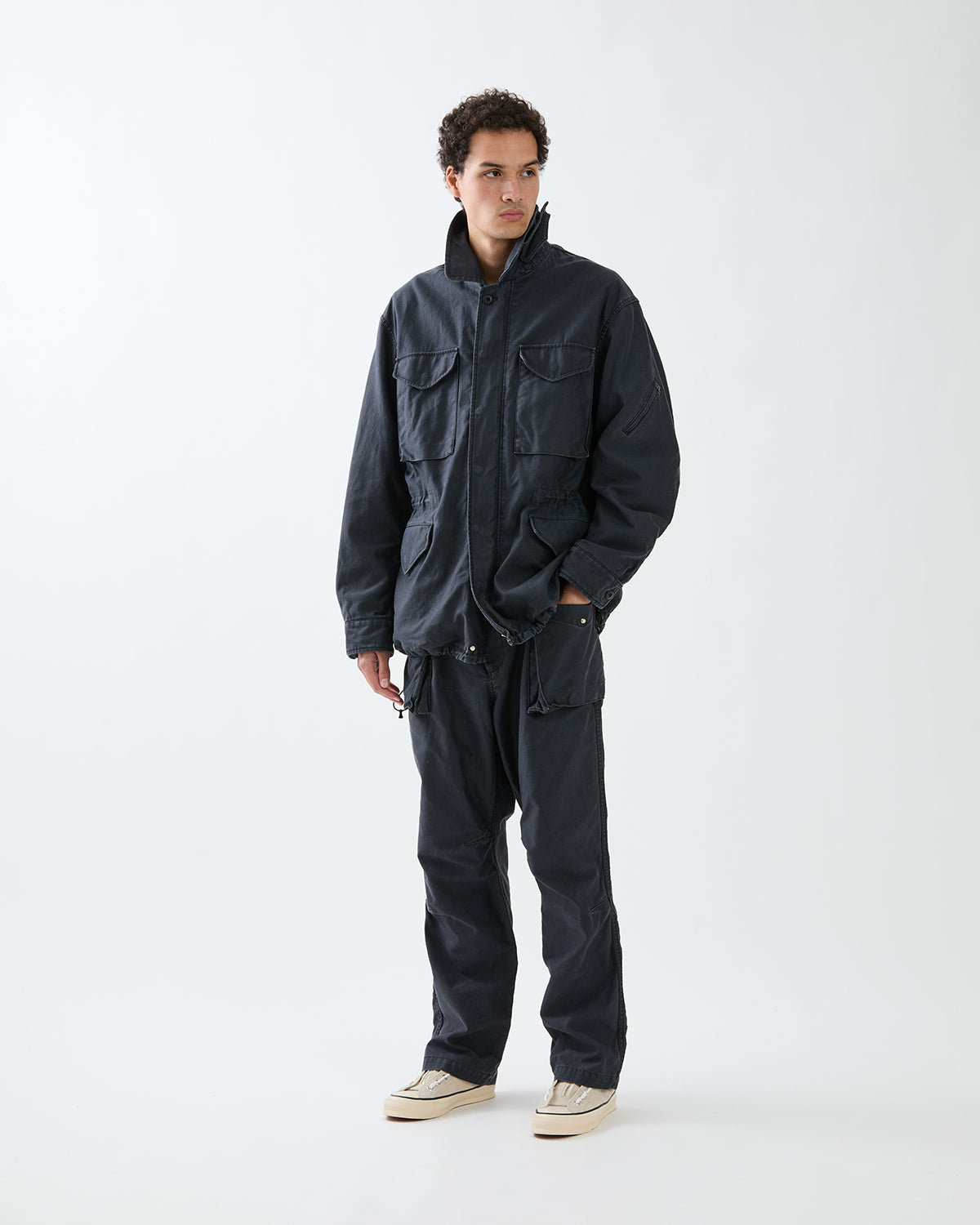TROOPER 4P TROUSERS COTTON BACK SATIN VW