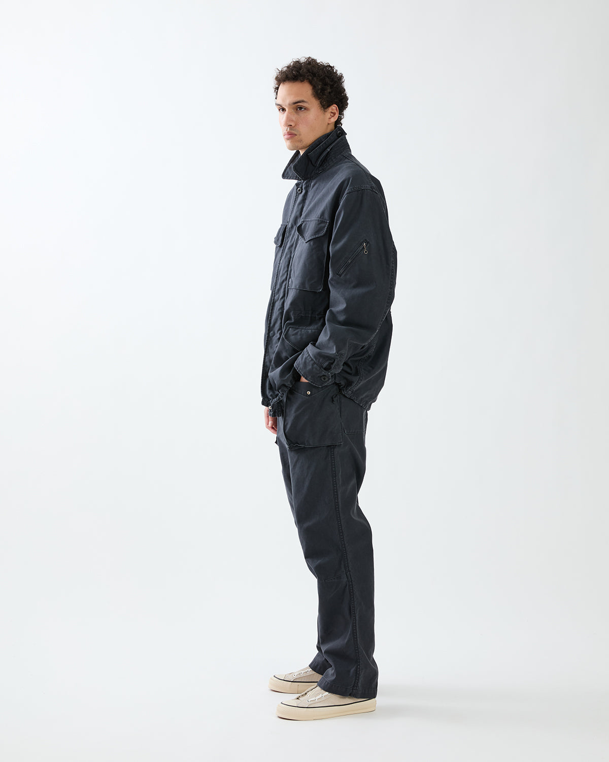 TROOPER 4P TROUSERS COTTON BACK SATIN VW