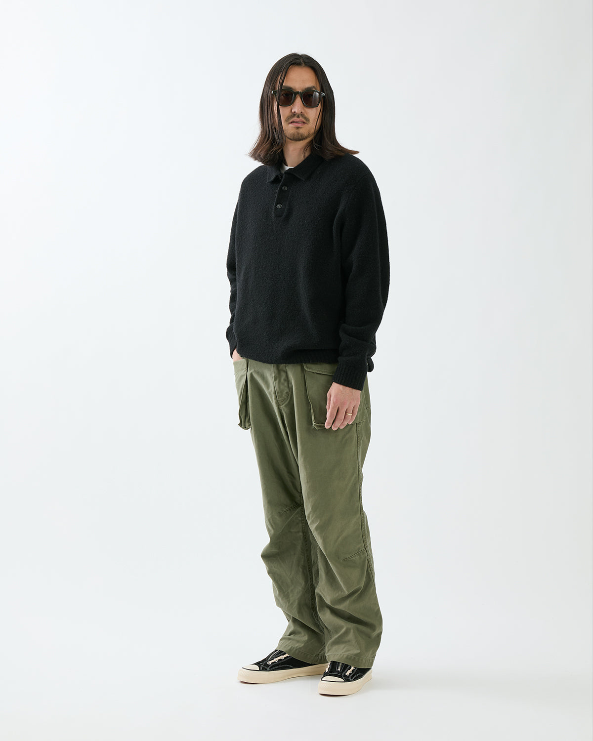 TROOPER 4P TROUSERS COTTON BACK SATIN VW