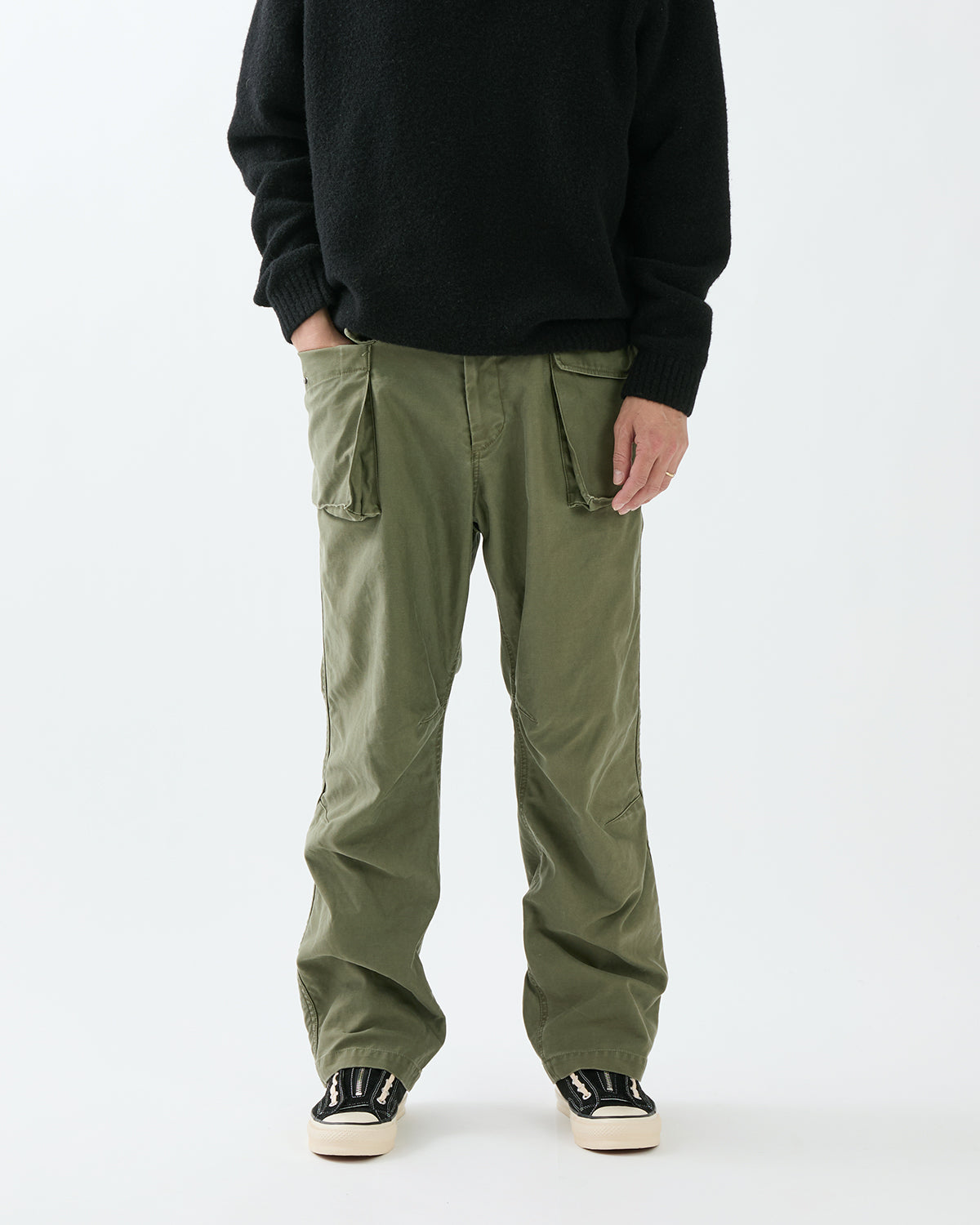 TROOPER 4P TROUSERS COTTON BACK SATIN VW