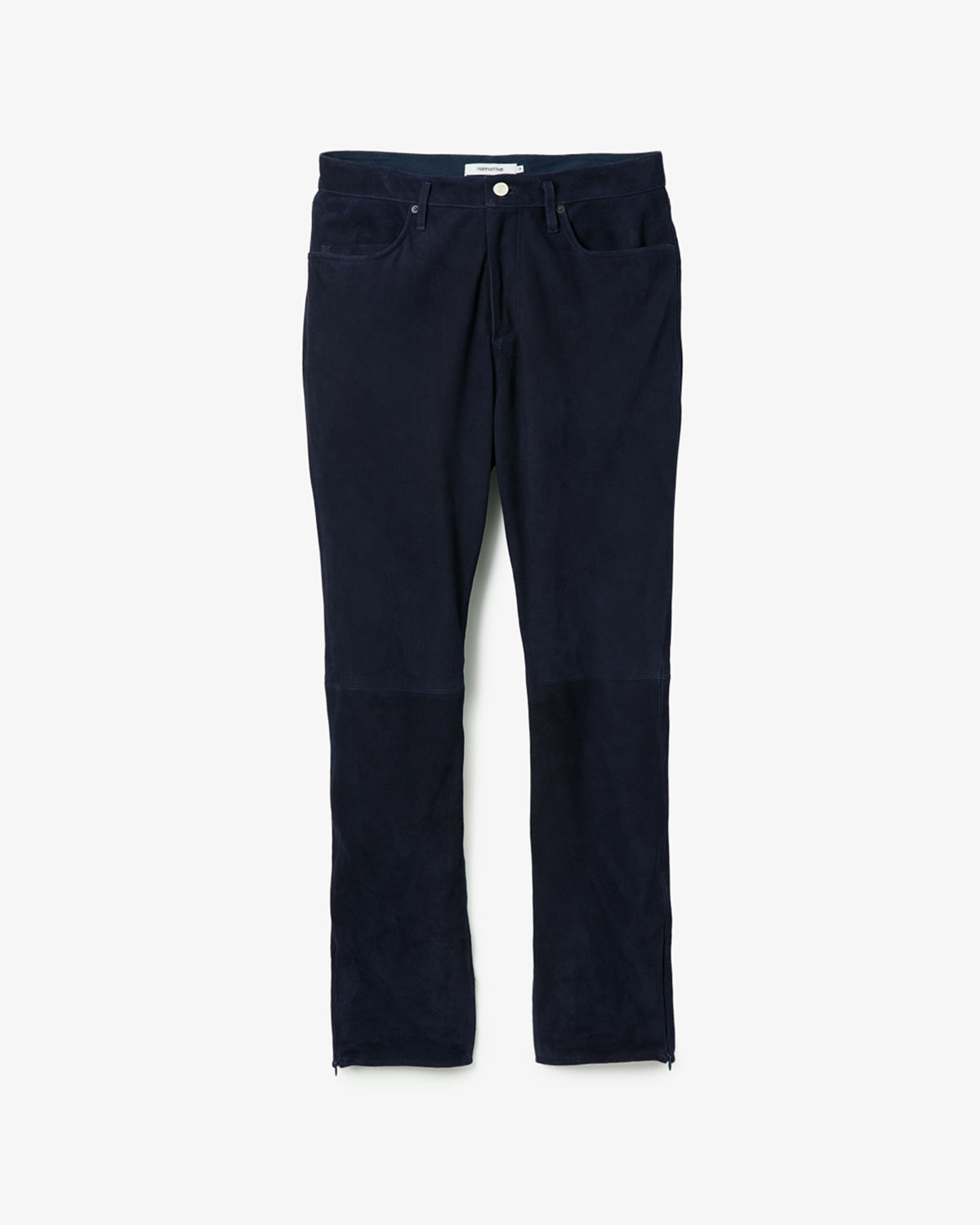 TRUCKER 5P JEANS NARROW SHEEP NUBUCK LEATHER