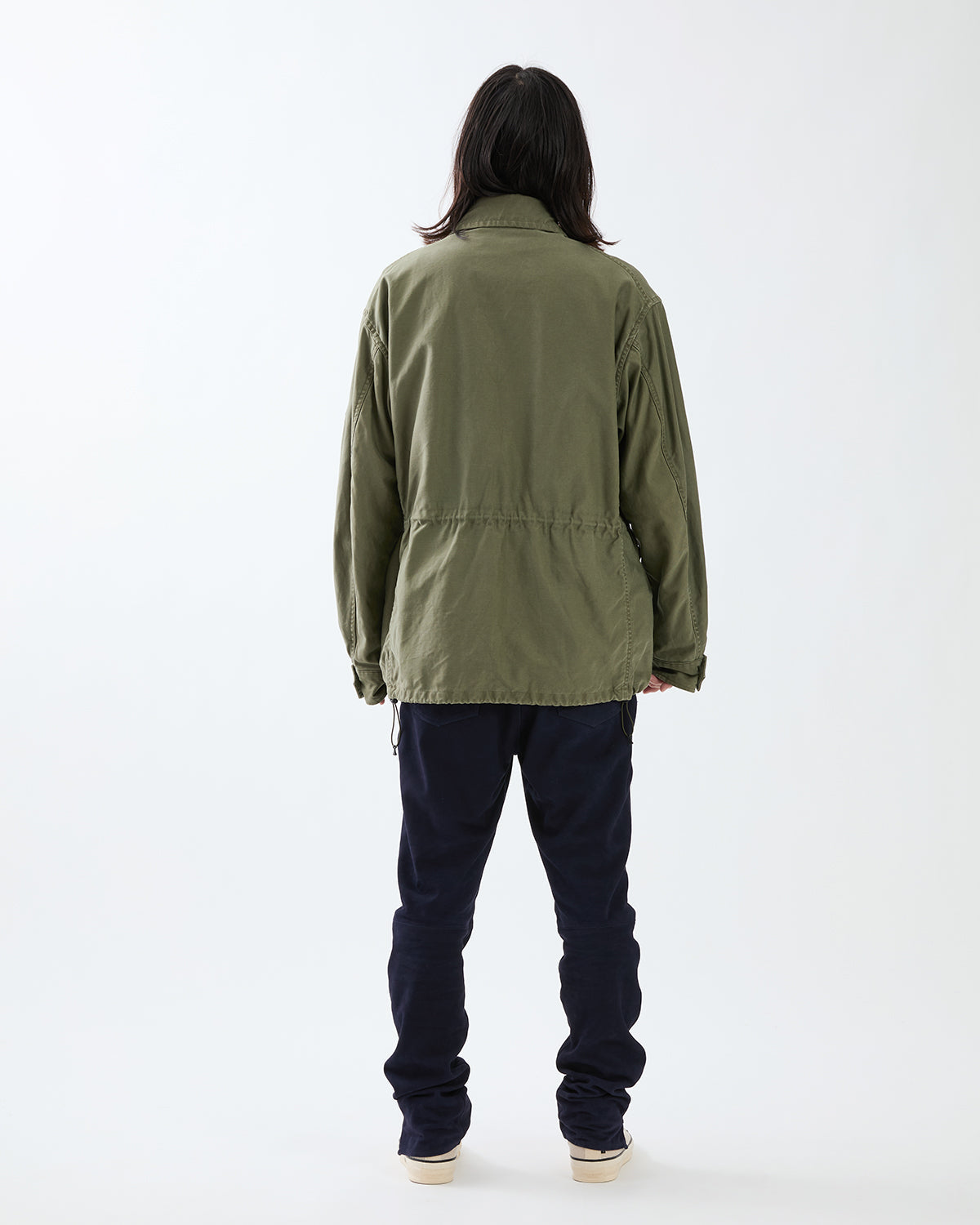 TRUCKER 5P JEANS NARROW SHEEP NUBUCK LEATHER