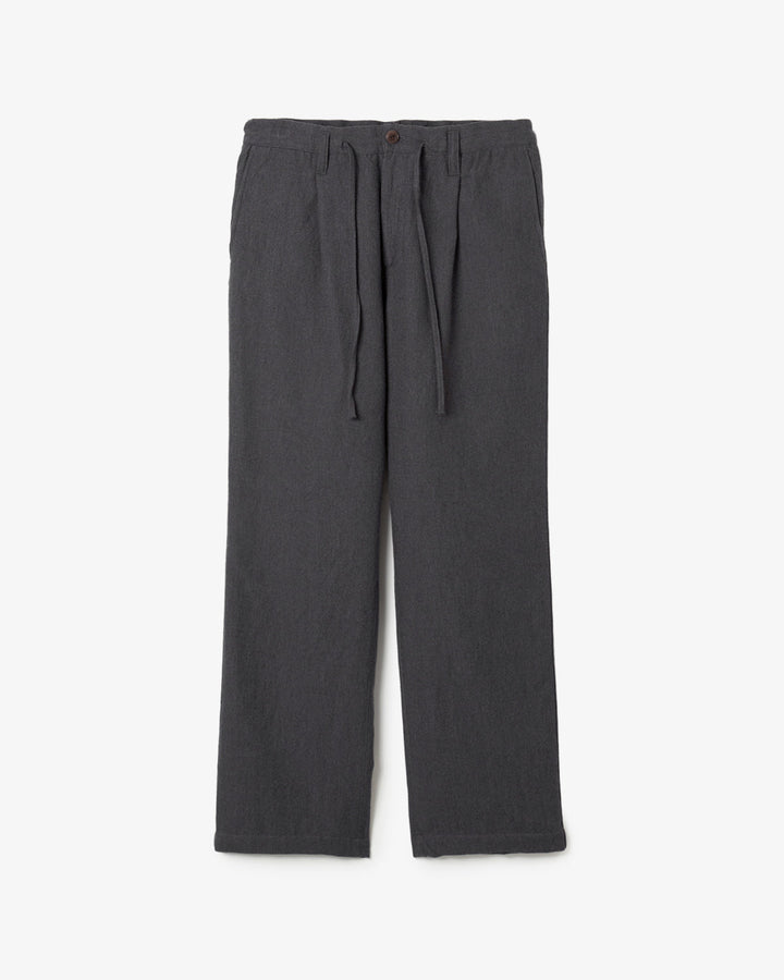 LABORER EASY TROUSERS WOOL COTTON TWILL