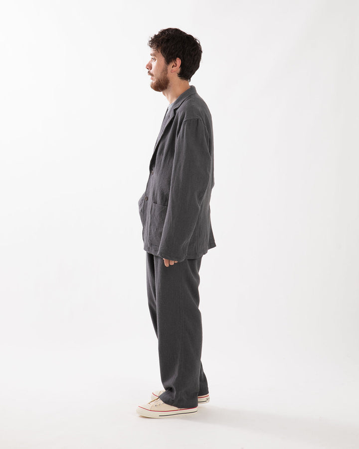LABORER EASY TROUSERS WOOL COTTON TWILL