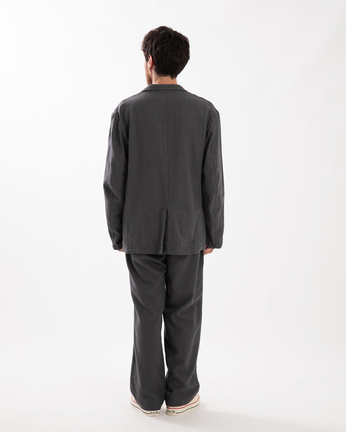 LABORER EASY TROUSERS WOOL COTTON TWILL