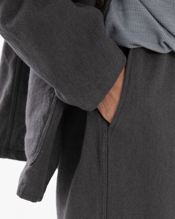 LABORER EASY TROUSERS WOOL COTTON TWILL