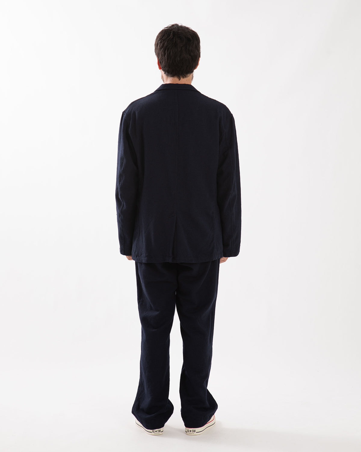 LABORER EASY TROUSERS WOOL COTTON TWILL
