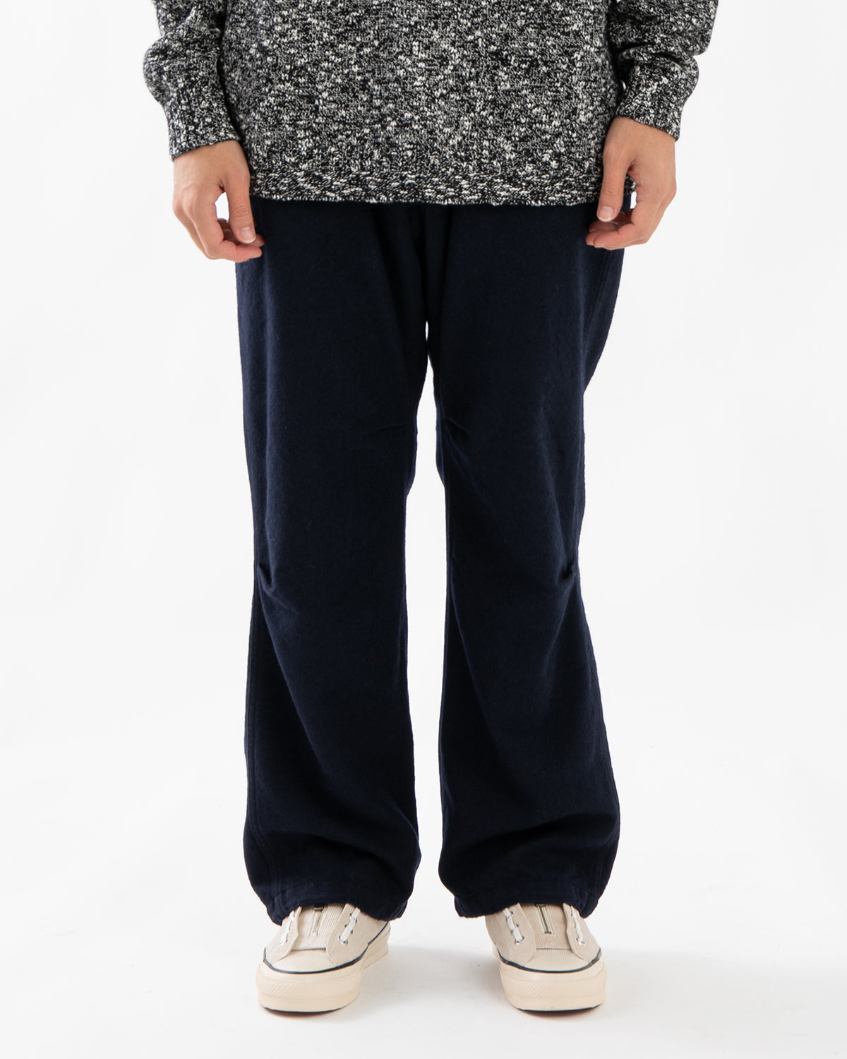 AVIATOR TROUSERS WOOL COTTON TWILL