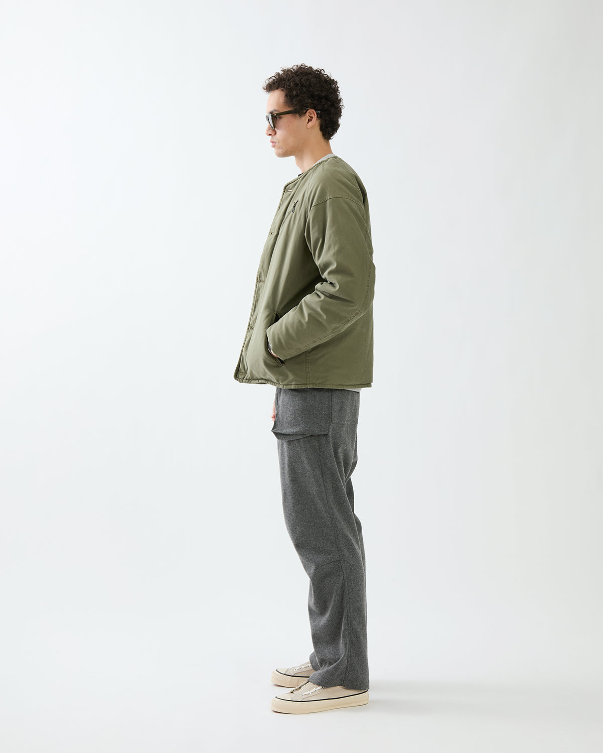 TROOPER 4P TROUSERS WOOL CASHMERE OXFORD