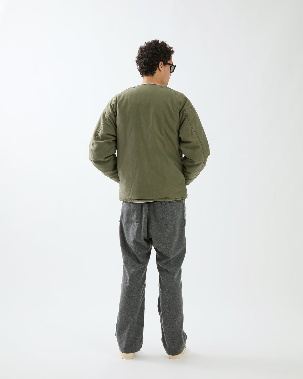TROOPER 4P TROUSERS WOOL CASHMERE OXFORD