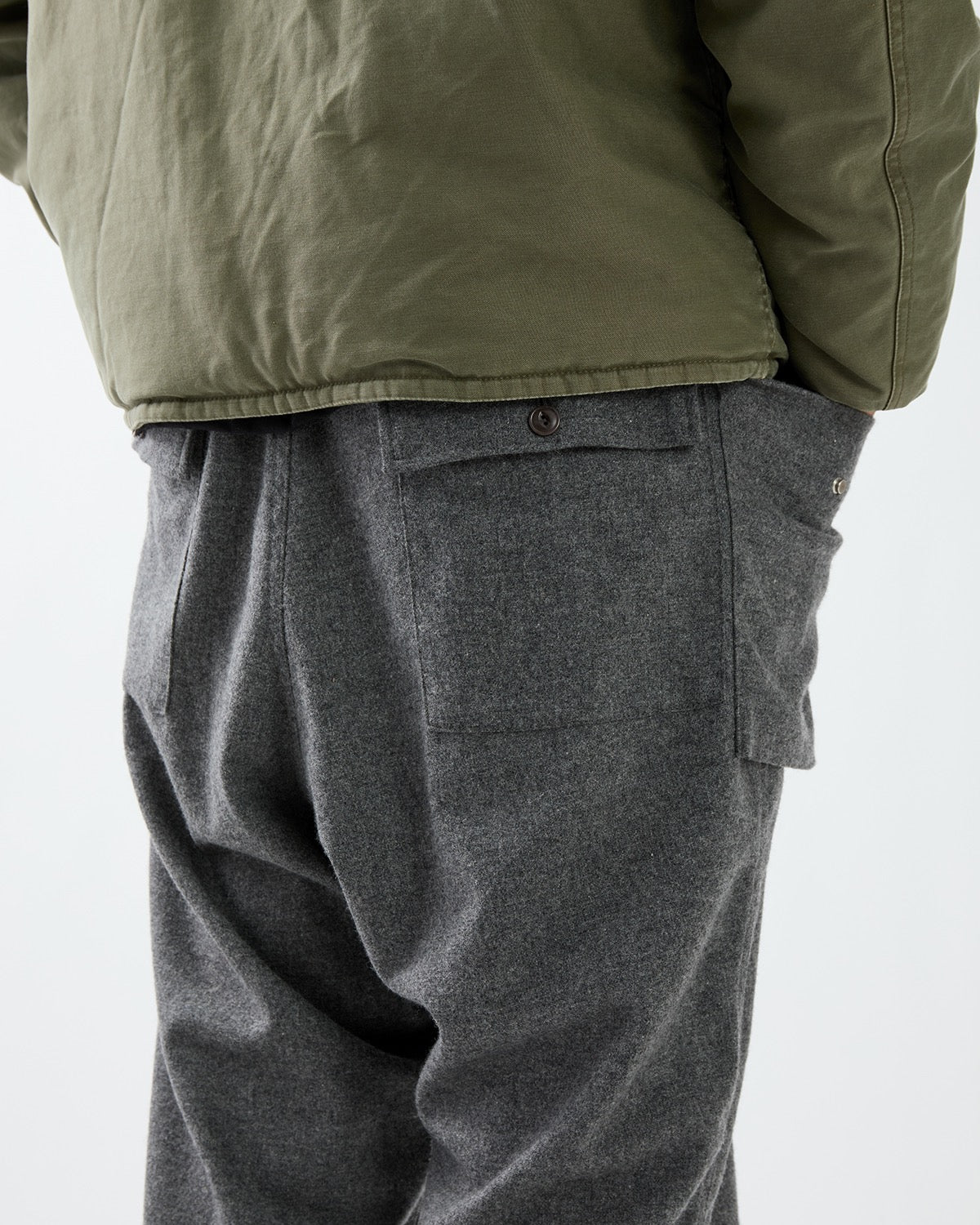 TROOPER 4P TROUSERS WOOL CASHMERE OXFORD