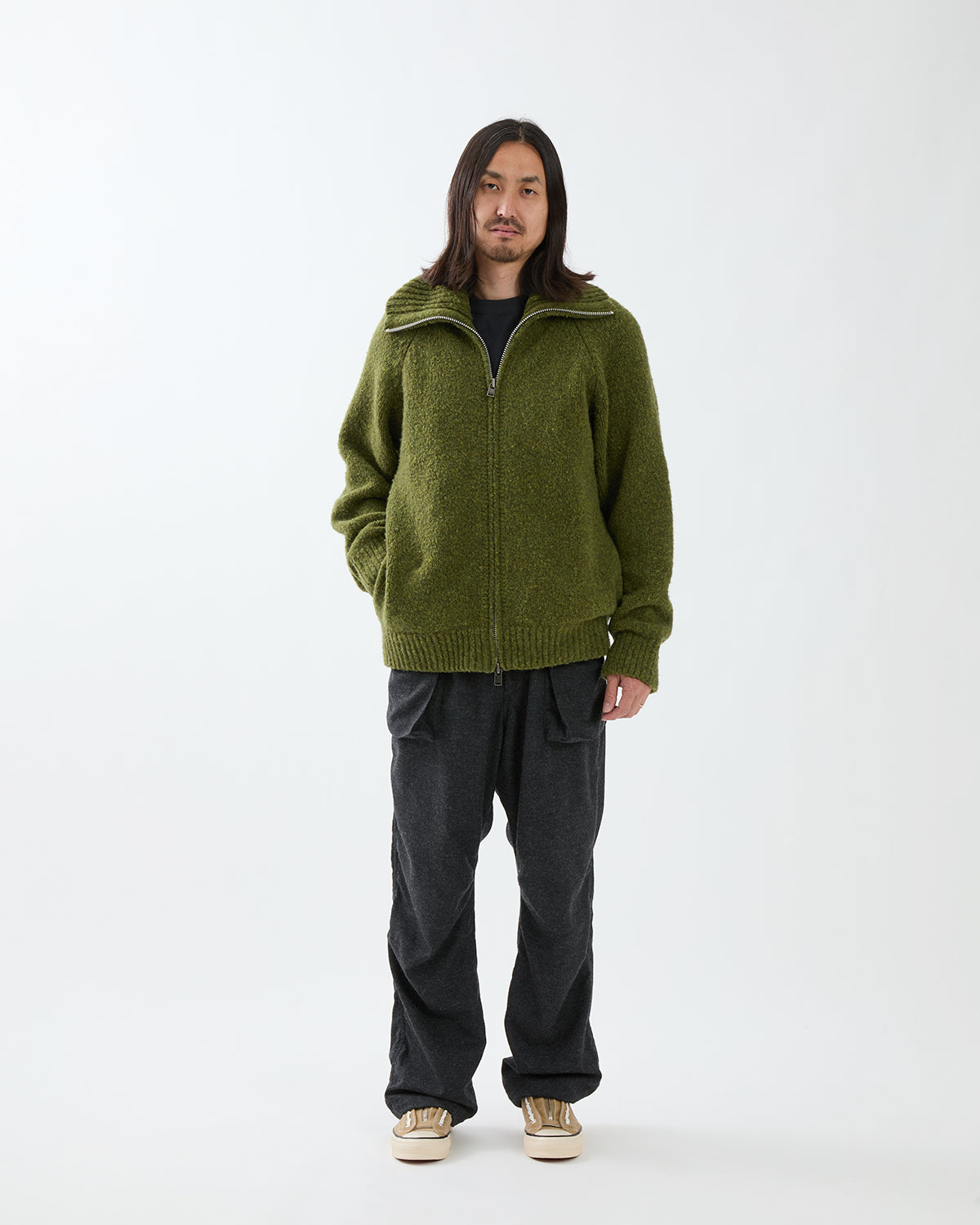 TROOPER 4P TROUSERS WOOL CASHMERE OXFORD