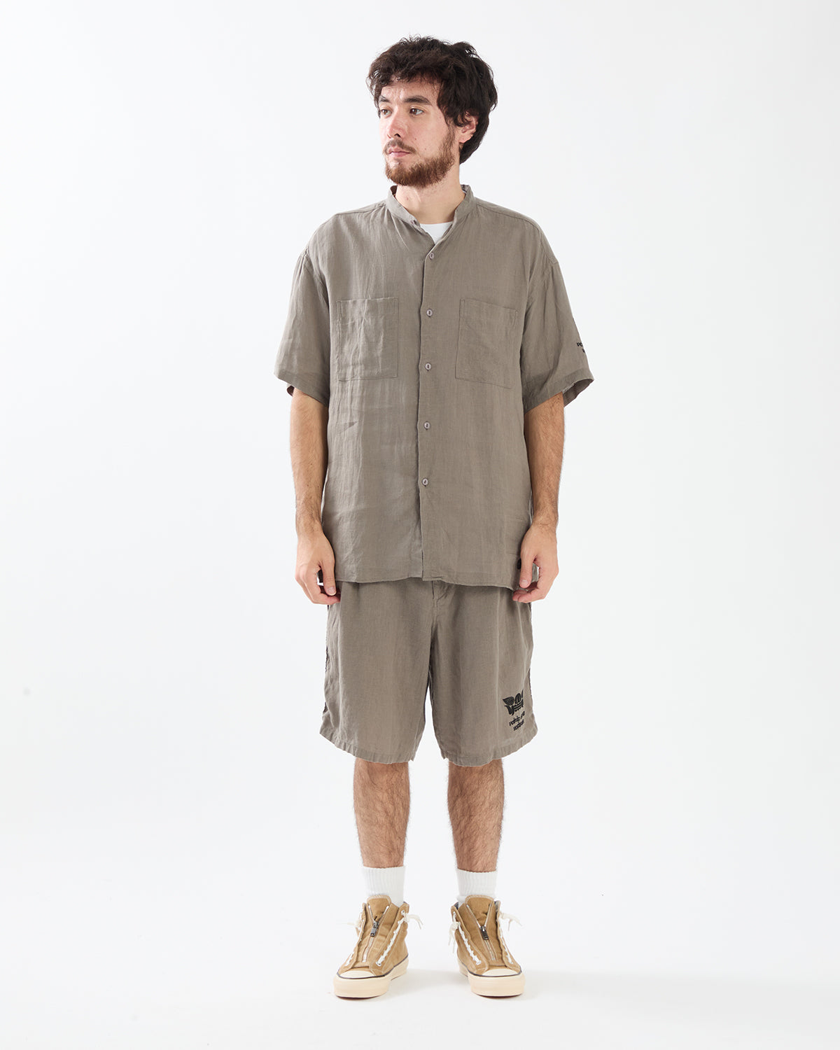 DWELLER EASY SHORTS LINEN CANVAS
