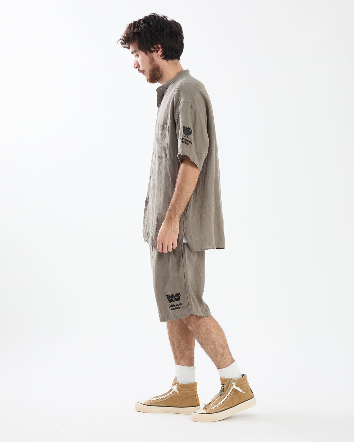 DWELLER EASY SHORTS LINEN CANVAS