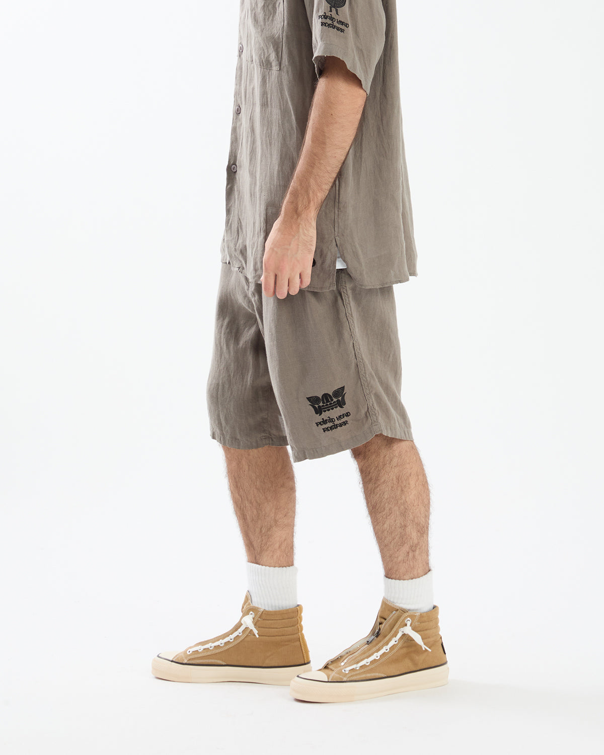 DWELLER EASY SHORTS LINEN CANVAS