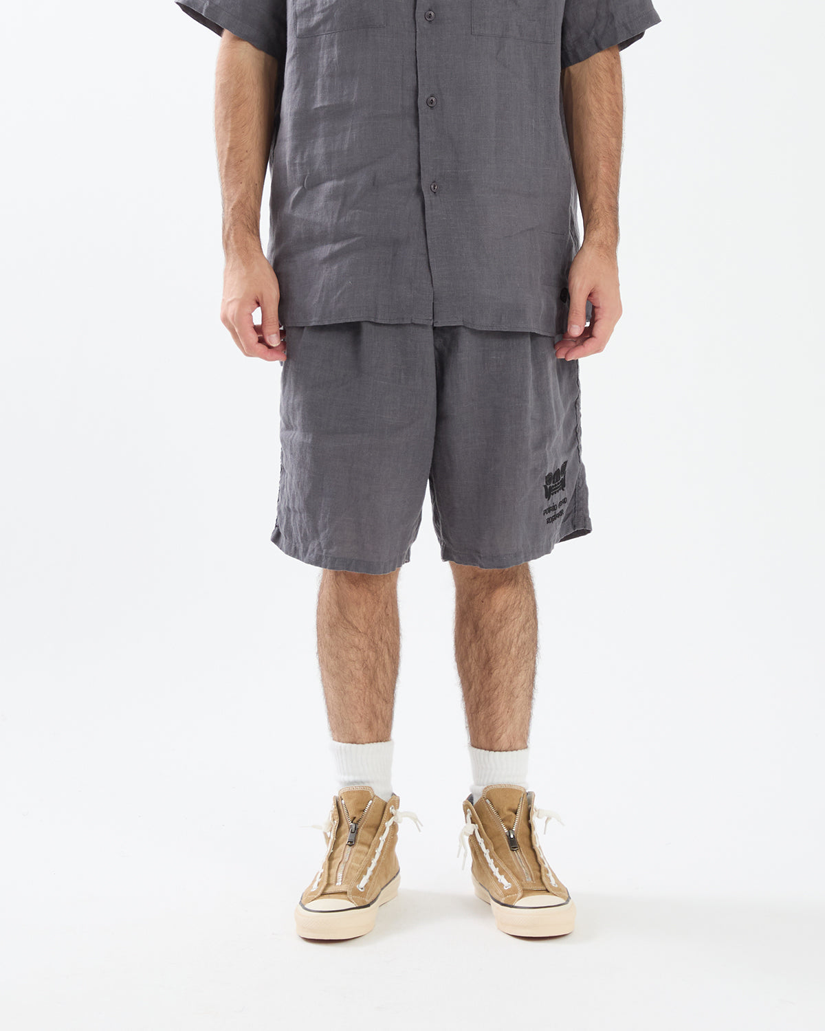 DWELLER EASY SHORTS LINEN CANVAS