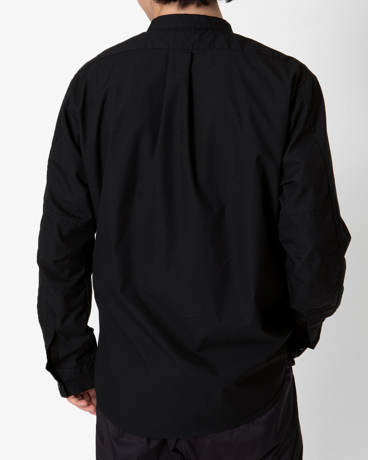 WORKER STAND COLLAR SHIRT C/P RIPSTOP STRETCH