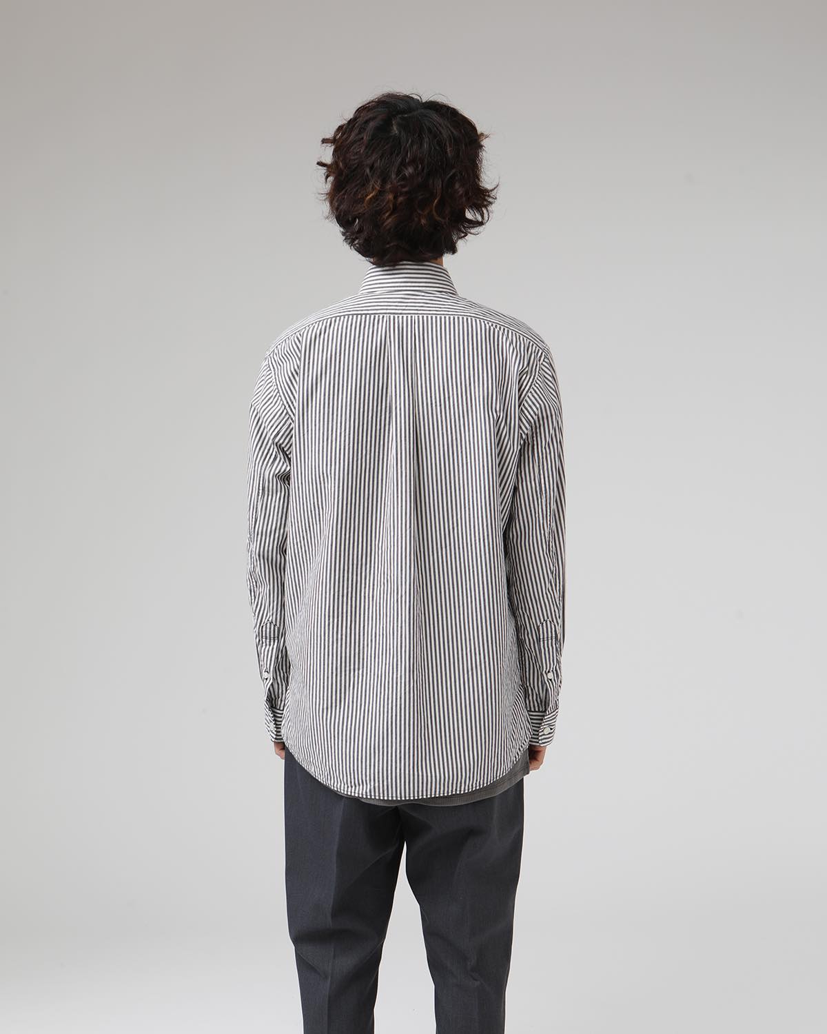 DWELLER B.D. SHIRT COTTON TYPEWRITER LONDON STRIPE