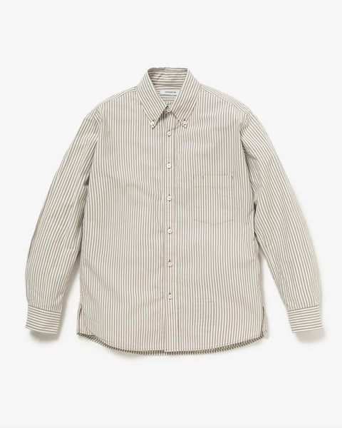 DWELLER B.D. SHIRT COTTON TYPEWRITER LONDON STRIPE – COVERCHORD