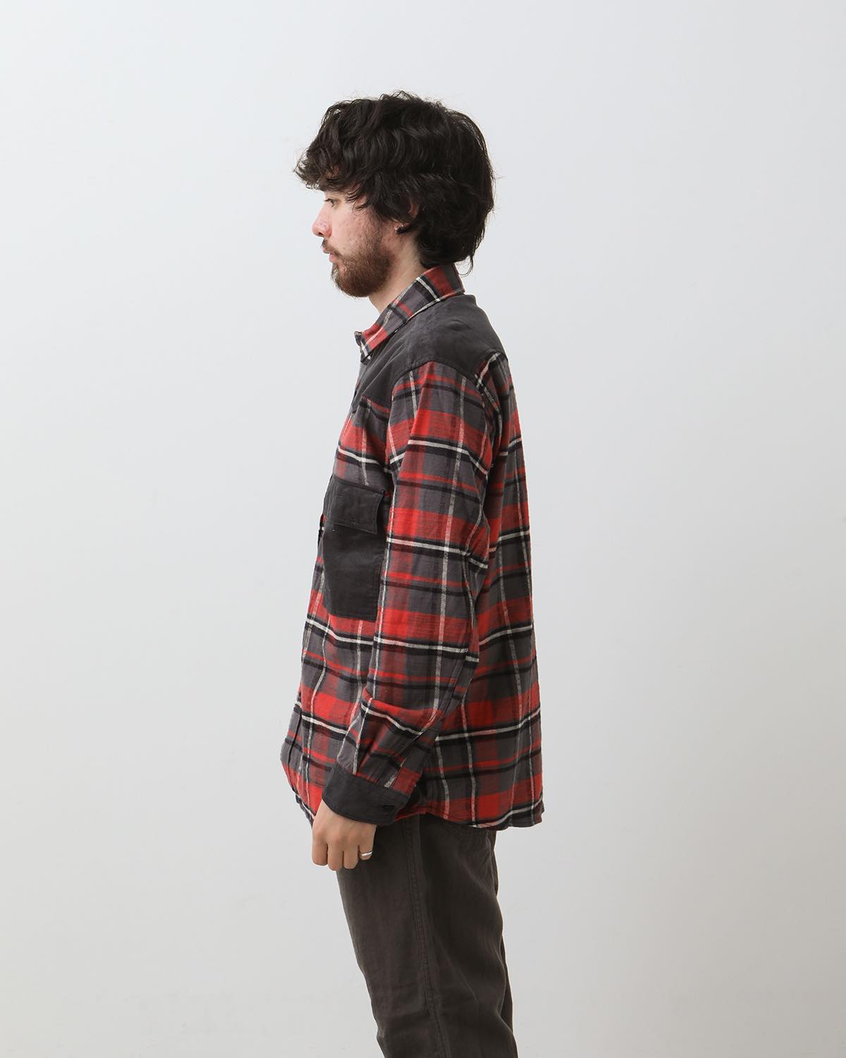 EXPLORER SHIRT COTTON SLUB FLANNEL CHECK