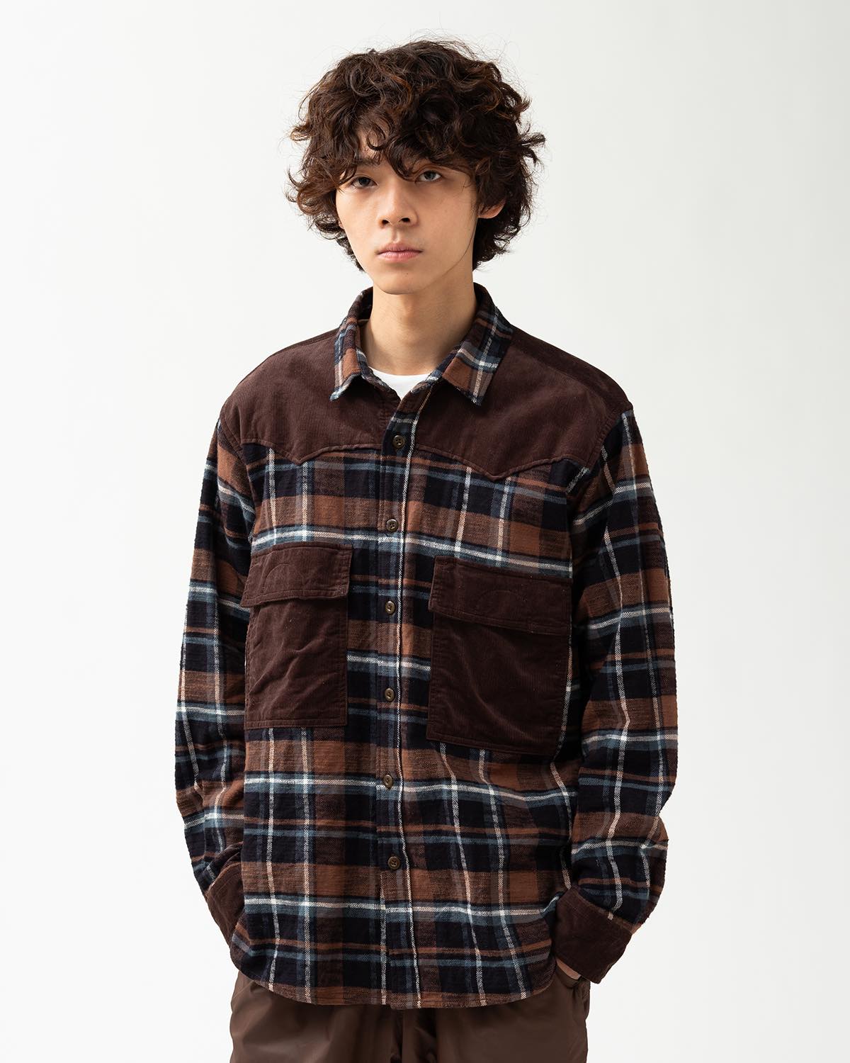 EXPLORER SHIRT COTTON SLUB FLANNEL CHECK