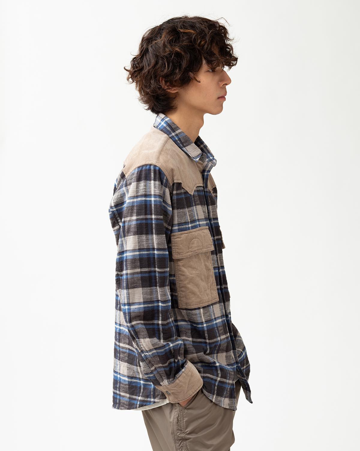 EXPLORER SHIRT COTTON SLUB FLANNEL CHECK