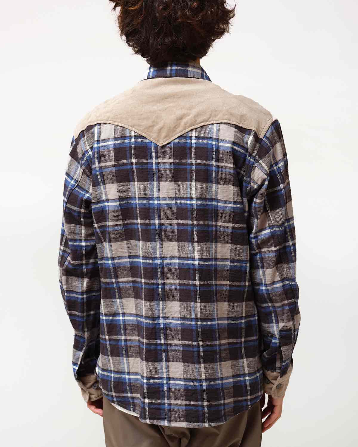 EXPLORER SHIRT COTTON SLUB FLANNEL CHECK