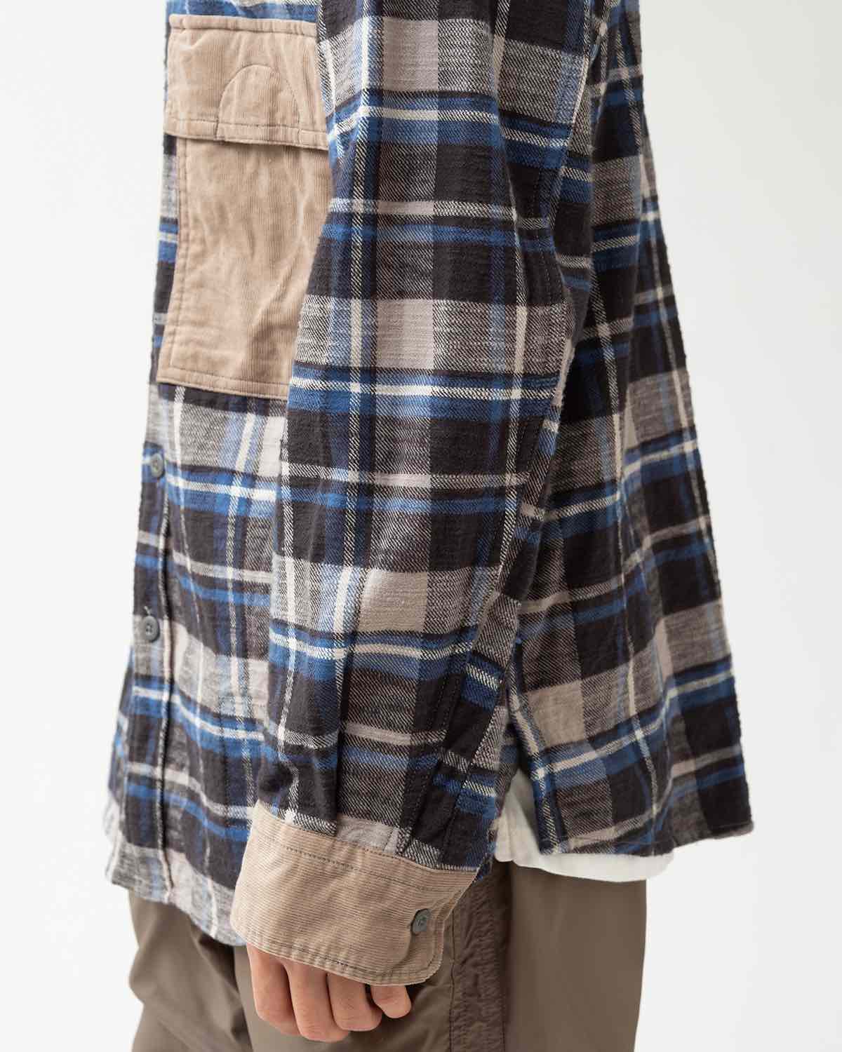 EXPLORER SHIRT COTTON SLUB FLANNEL CHECK